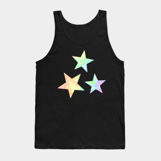 Pastel swirl stars Tank Top